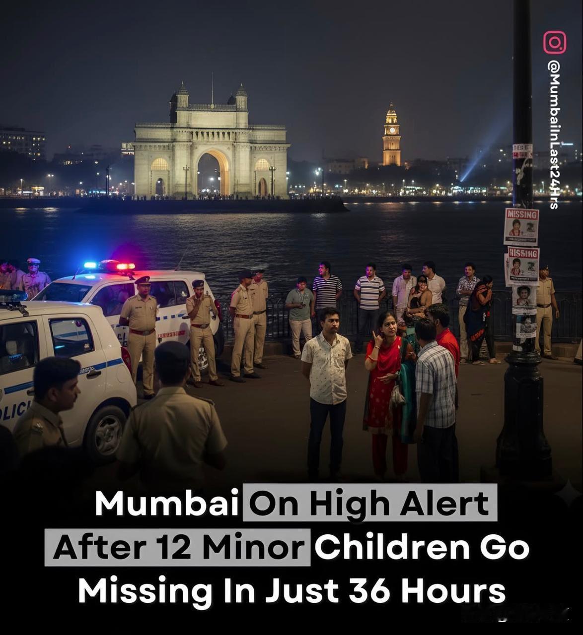 36小时丢了12名人口，全孟买进入戒备状态。孟买方面已经证实，在短短36小时