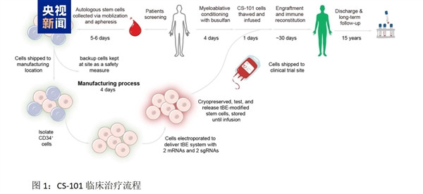 【我国研发新型基因编辑技术：有望让重症地贫患者摆脱输血依赖】据央视新闻报道，一项