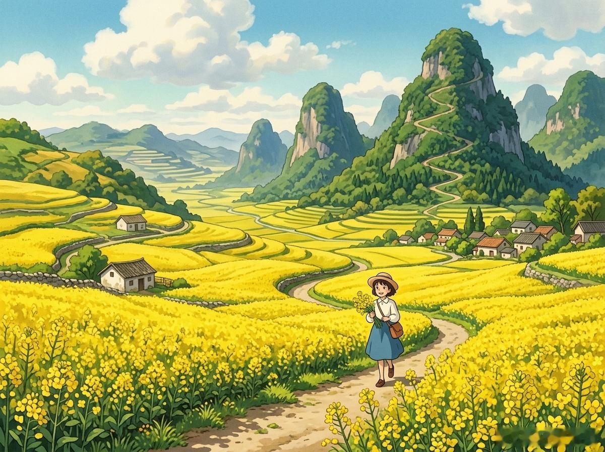 用动漫的方式打开云南二次元里的云南微博AI创作季🌈当AI模糊了次元壁，云南那份