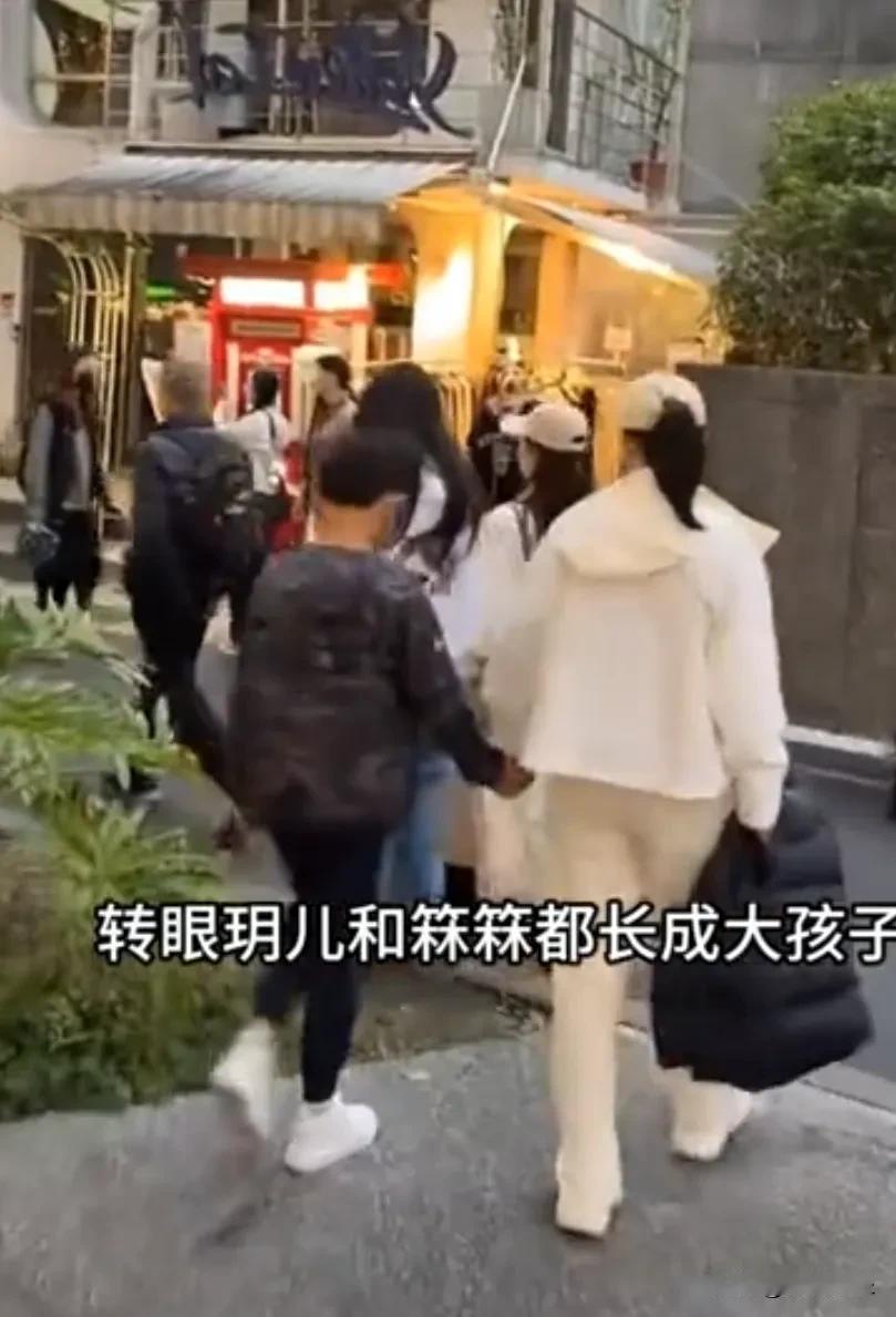 张兰和小霖霖在加拿大汇合了吗？网上传出一张照片是张兰牵着霖霖的手走在街头，不知道