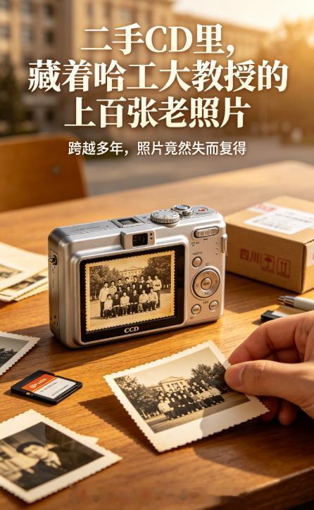 《买了个二手CCD相机，结果在内存卡里“挖”出了一位哈工大教授》买二手相机的