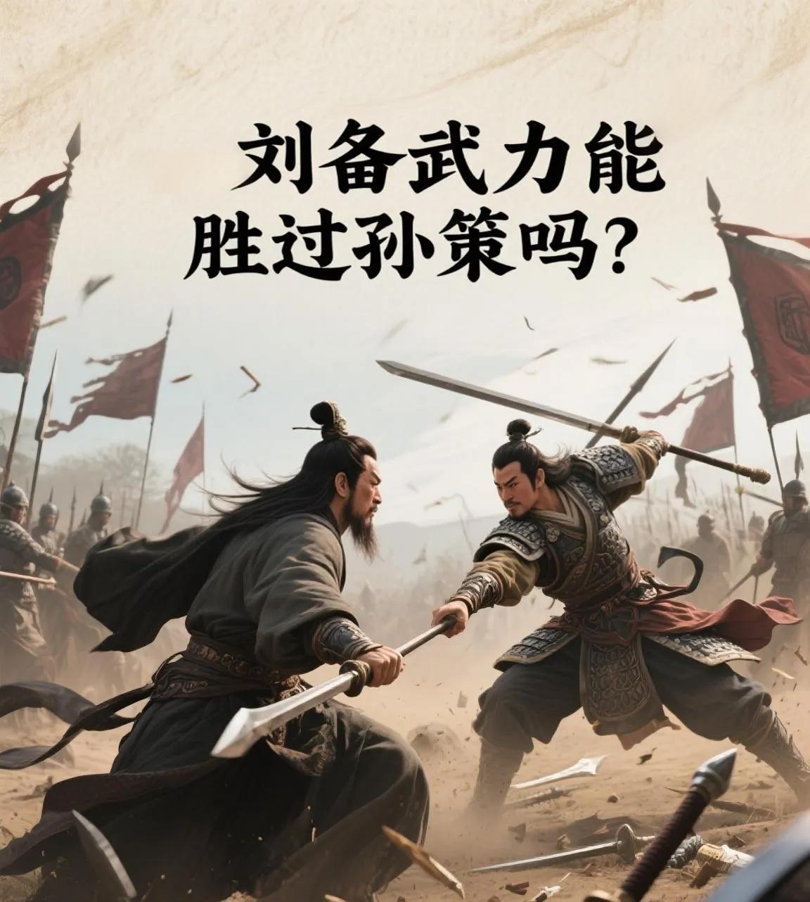 刘备武力能胜过孙策吗？