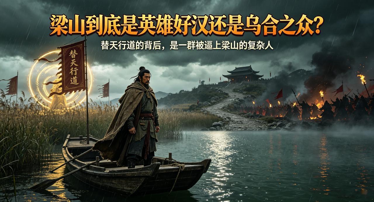 梁山到底是英雄好汉还是乌合之众?《水浒传》里的梁山，一直是个复杂的话题。有