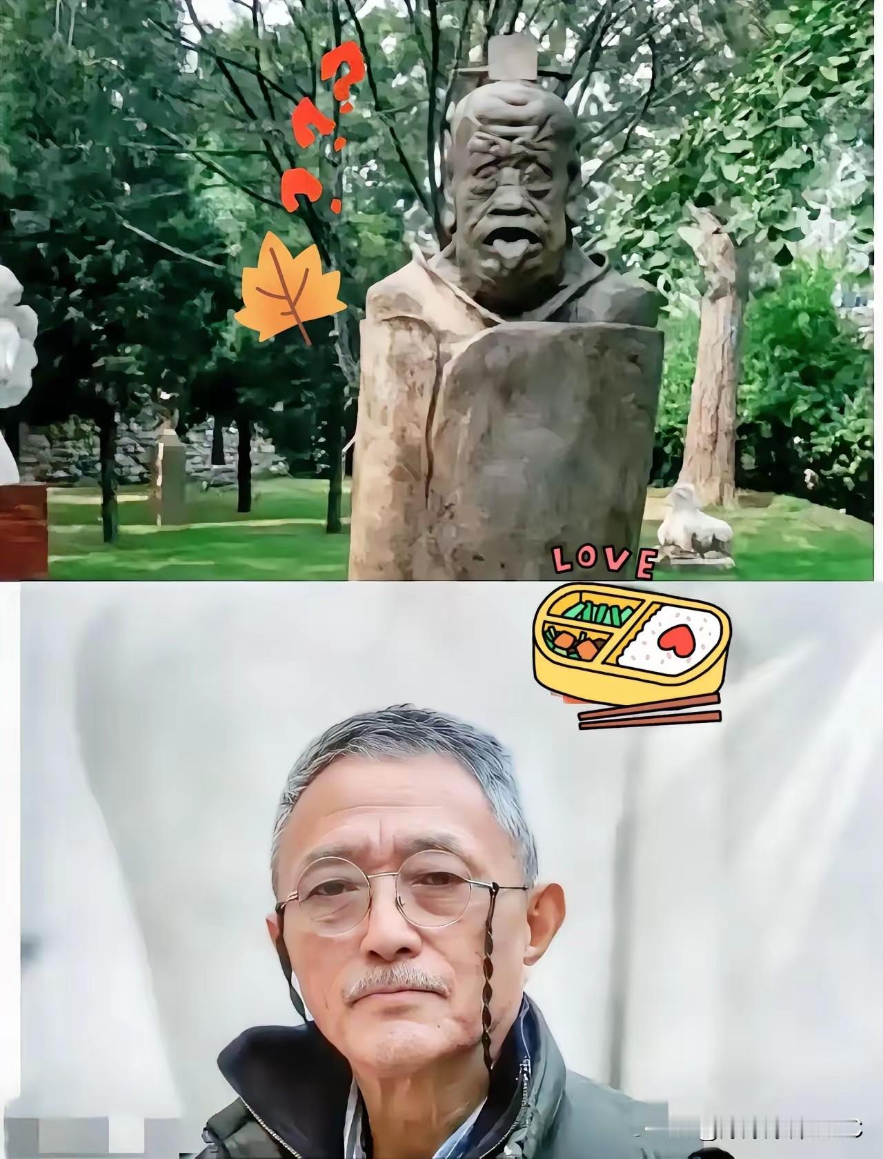 田世信教授那尊备受争议的雕像终于被拆了，这事儿办得挺解气。可人家师弟不乐意了