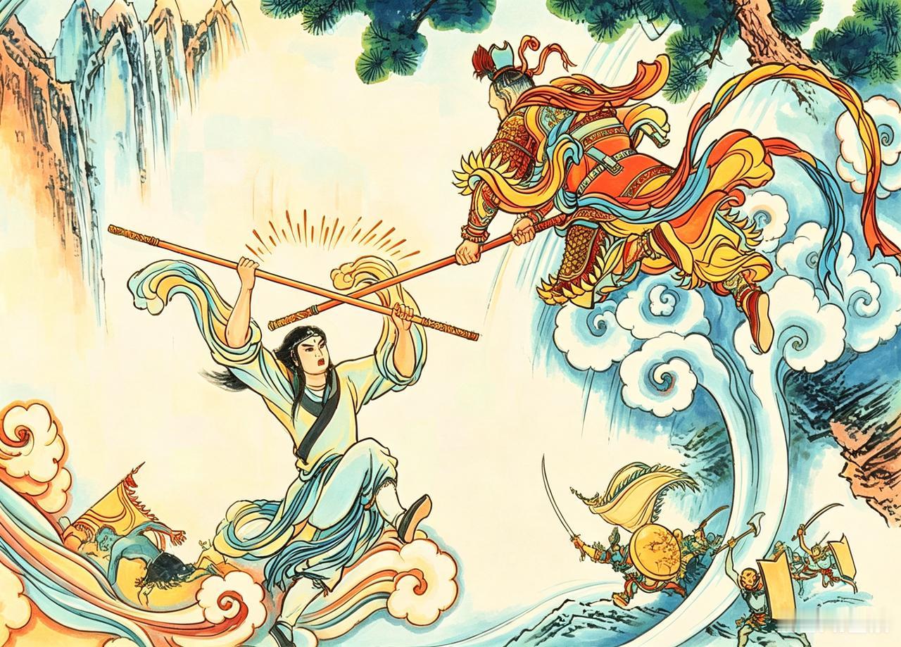 西游记武力排行榜：天庭除二郎神外，谁还能和孙悟空硬刚六十回合？大闹天宫时除了