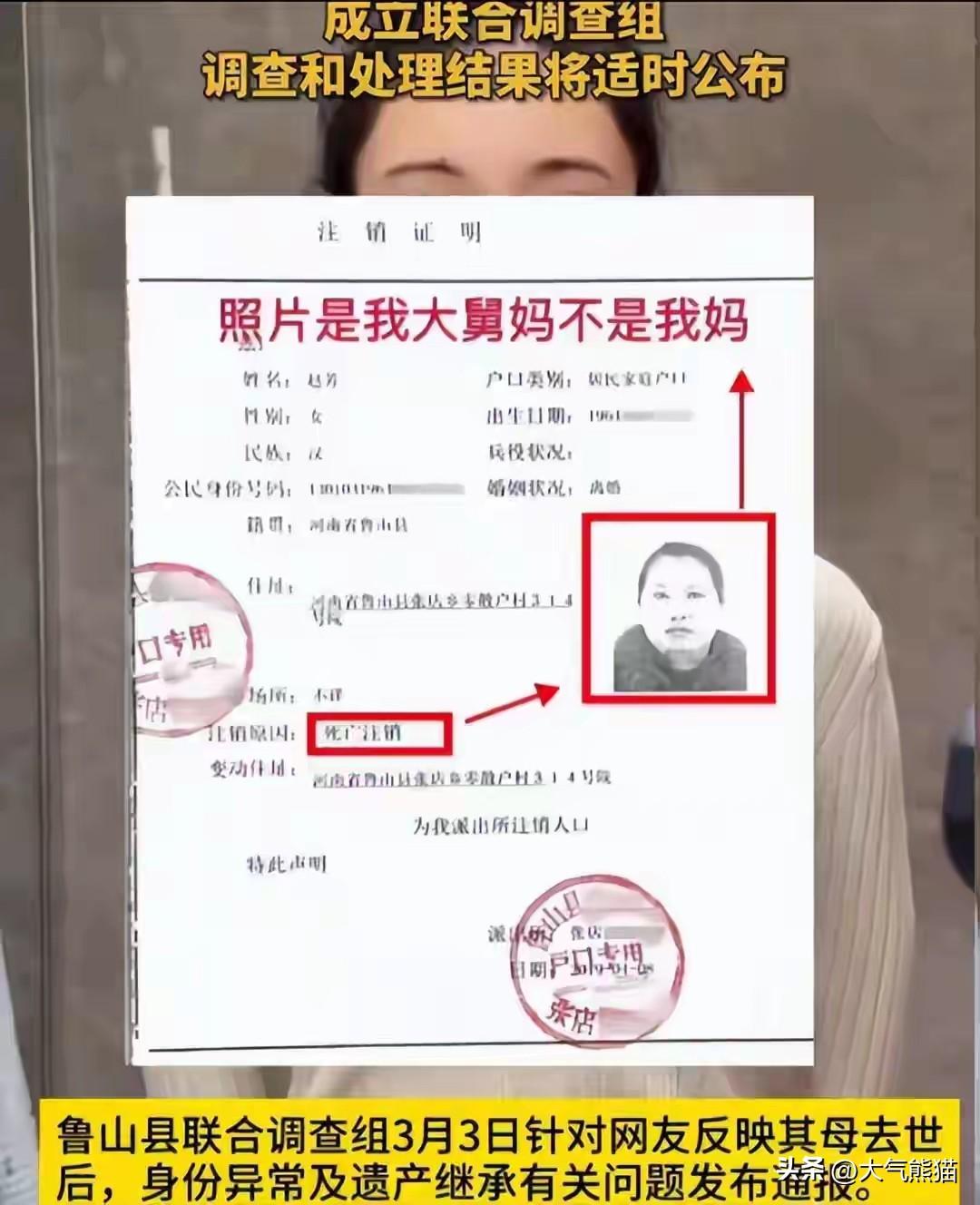 鲁山“亡母被结婚”案件终于查清，结果属实有点意外。闹得全网关注的鲁山离奇事件，