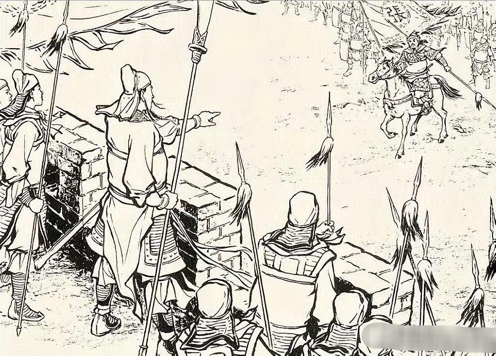 两军阵前，武圣关公面对敌将，从来都是拍马横刀，圆睁凤目，但这次却是例外...