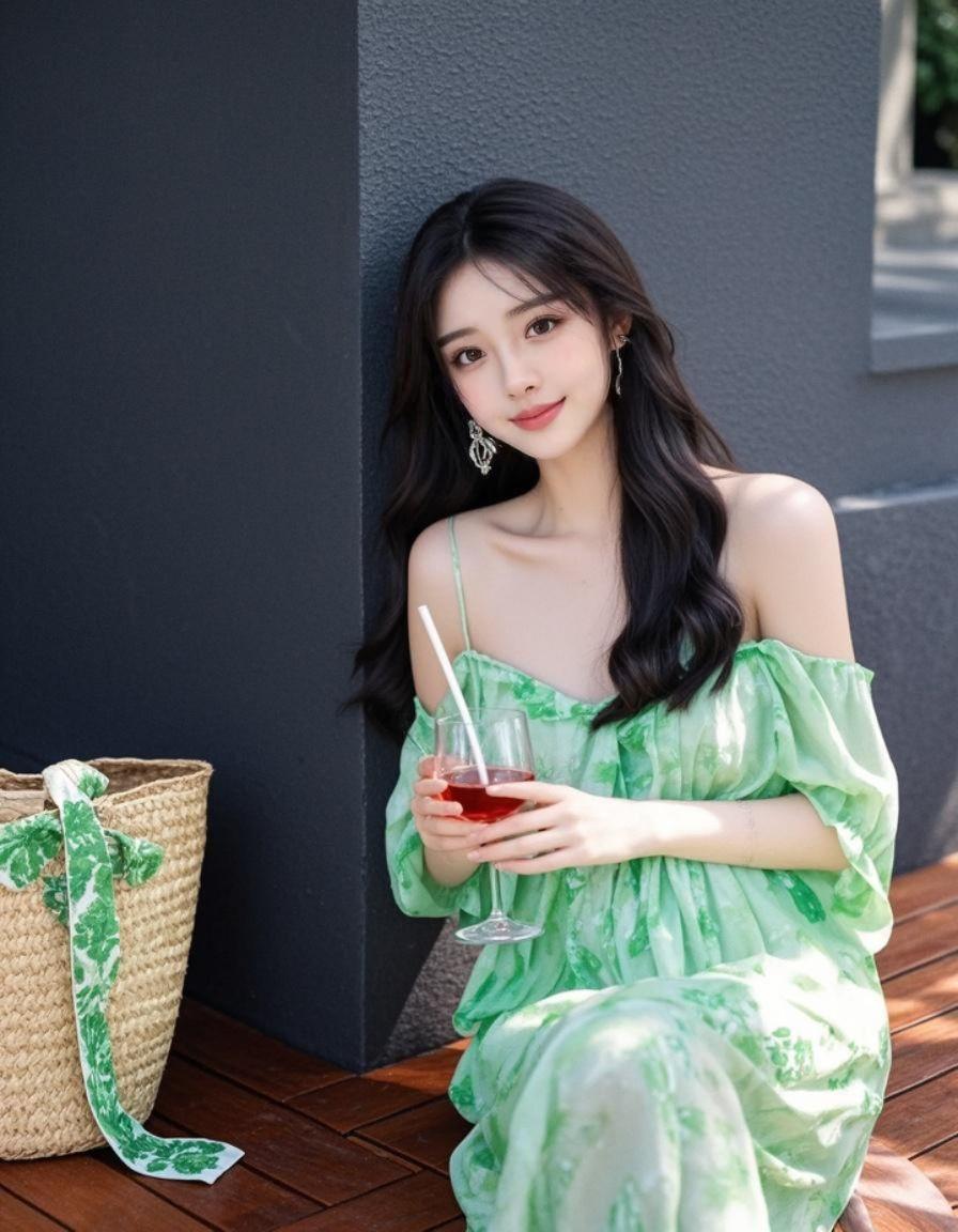 绿漾佳人 原来ai写真可以这么美 人生总得有一套ai写真吧 谁拍谁好看...