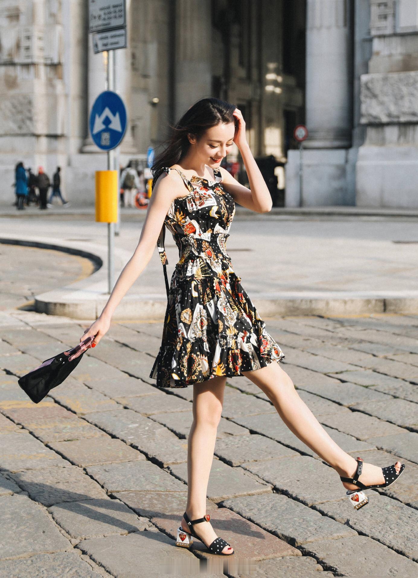 迪丽热巴高跟鞋妆造精选​​​