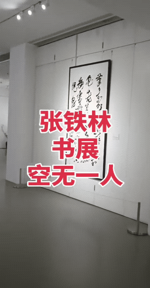 张铁林书法展现场门可罗雀，为什么没有人来捧场？要知道，张铁林可是有着海外书法家协