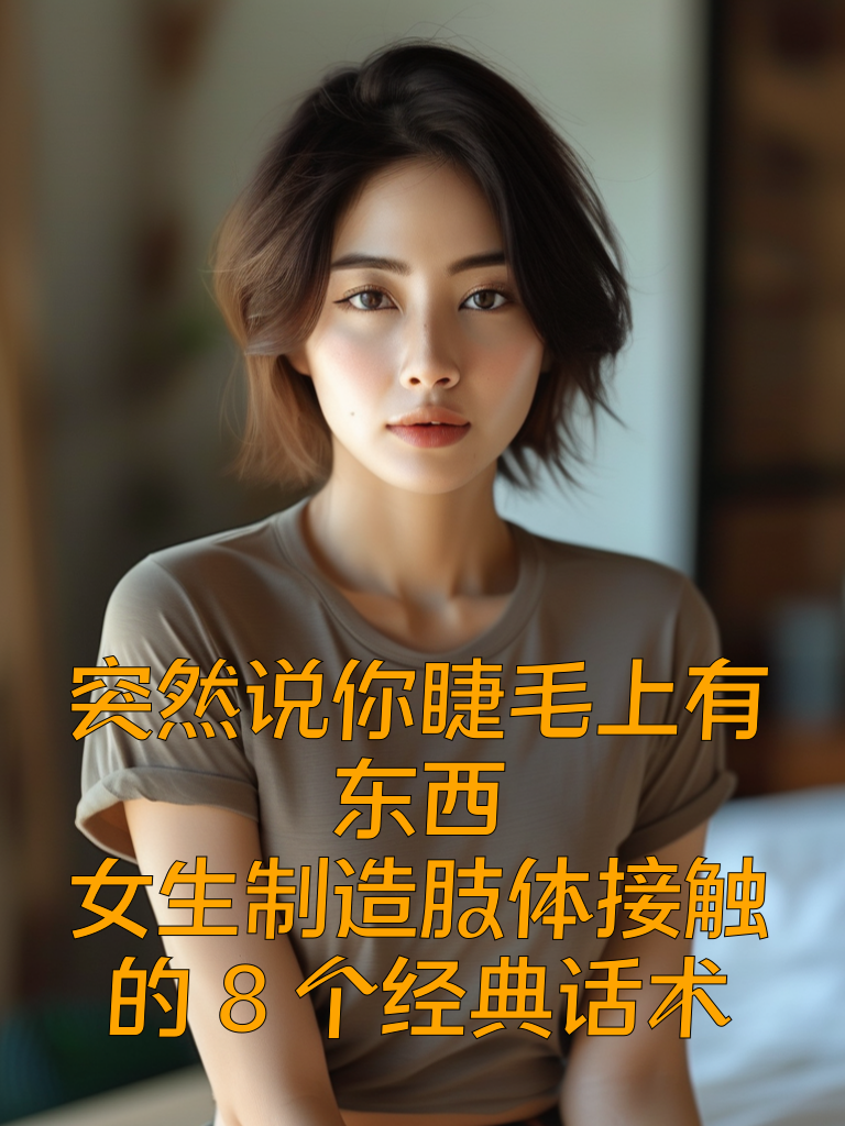 突然说‘你睫毛上有东西’？女生制造肢体接触的8个经典话术