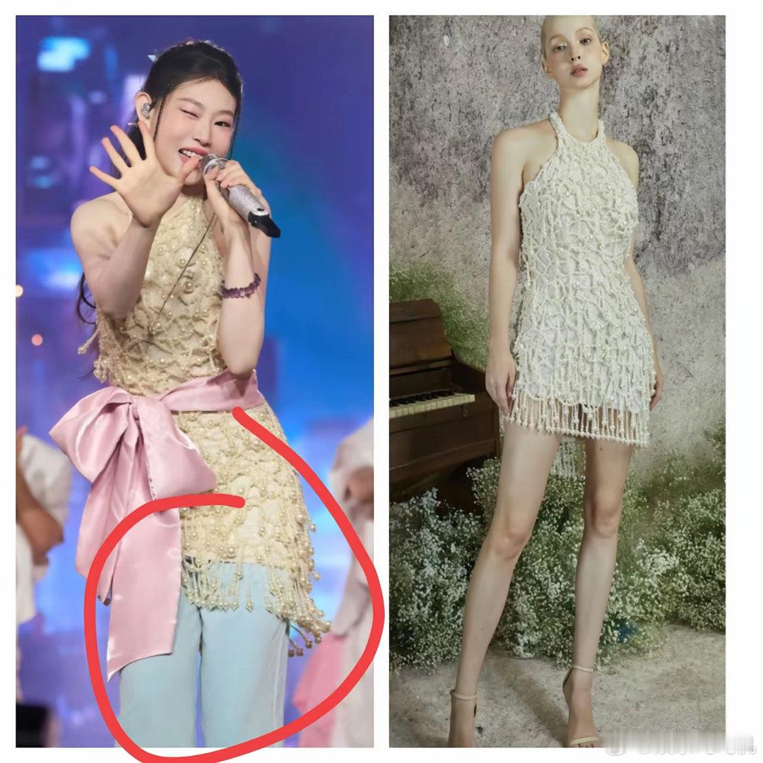 为什么沈佳润总要套个裤子啊？她不是韩国练习生出道的么，穿得这么多，就差把肩膀头子