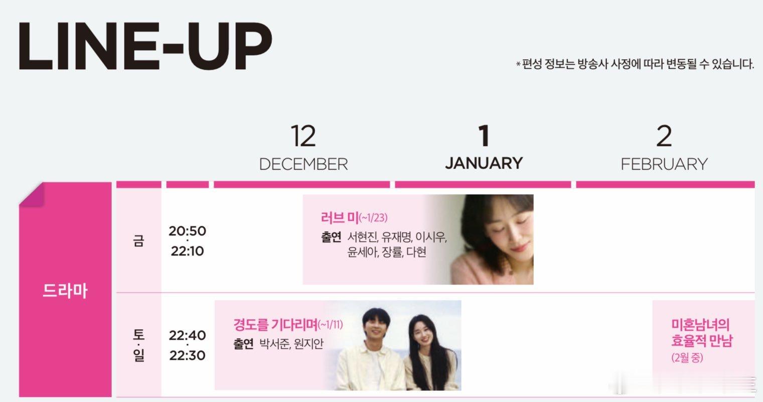 2026年JTBC电视剧阵容周六未婚男女的有效相遇韩志旼朴成焄接档