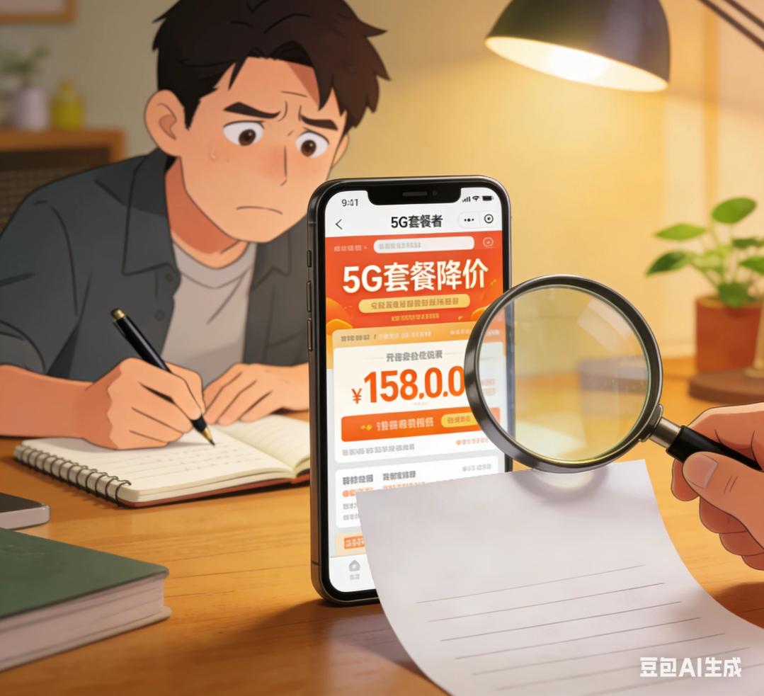 别被5G套餐降价的噱头骗了！这波操作，多半是玩文字游戏。5G套餐降价不是真
