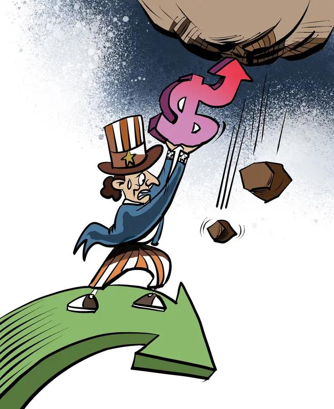 4月1号《华尔街日报》消息，美债收益率在震荡交易中再度下行，10年期美债收益率下