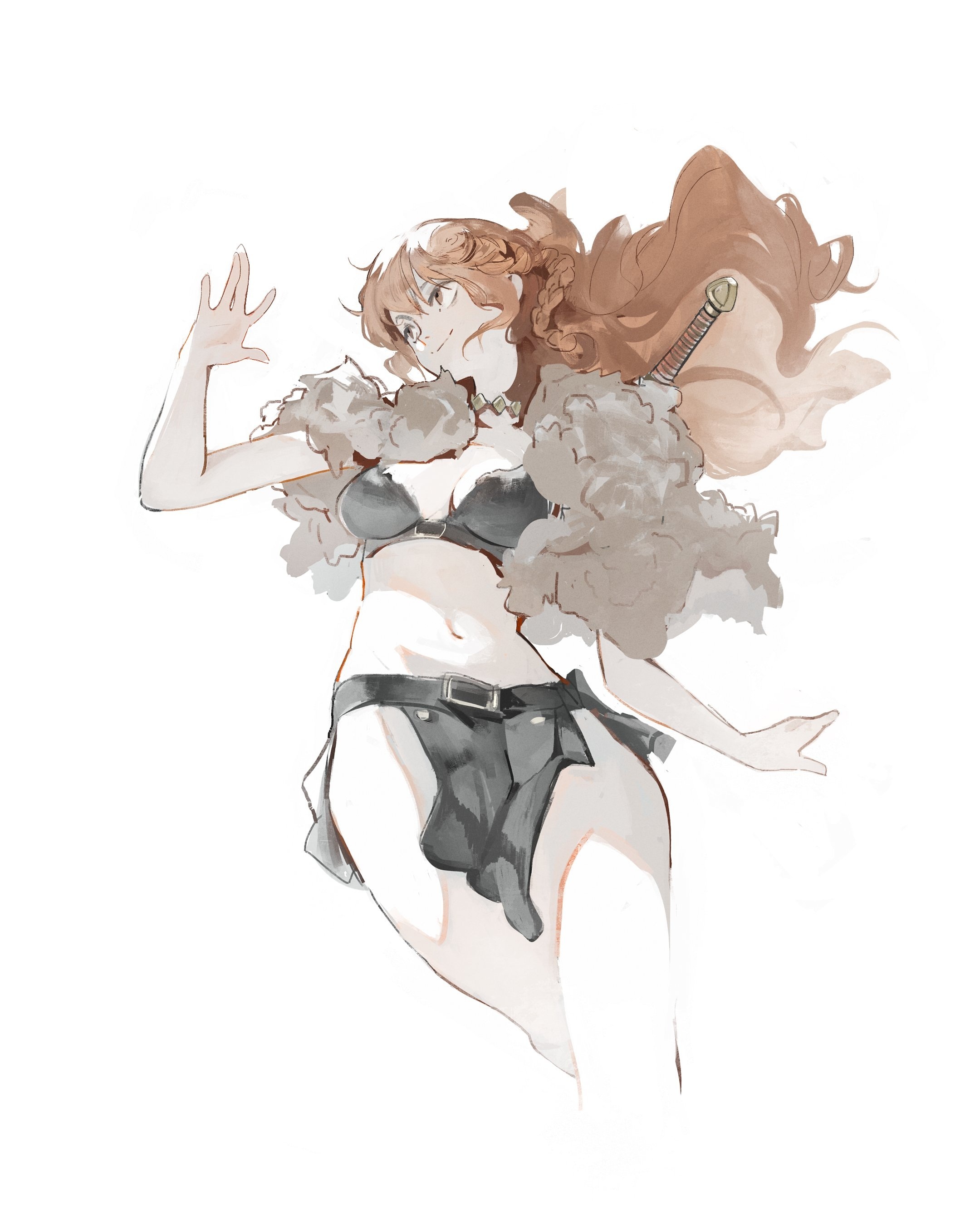 （已授权）X画师kanji画作：艾尔巴夫装娜美。出处url：kanji55755