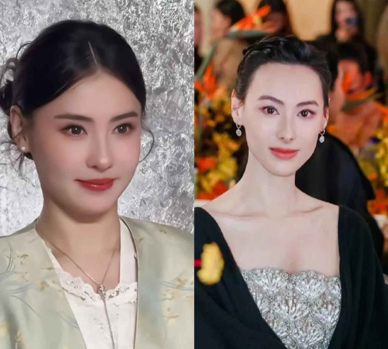 我问我老公，张柏芝和梁洛施你觉得谁更美？我老公说，论长相张柏芝精致，论身材梁