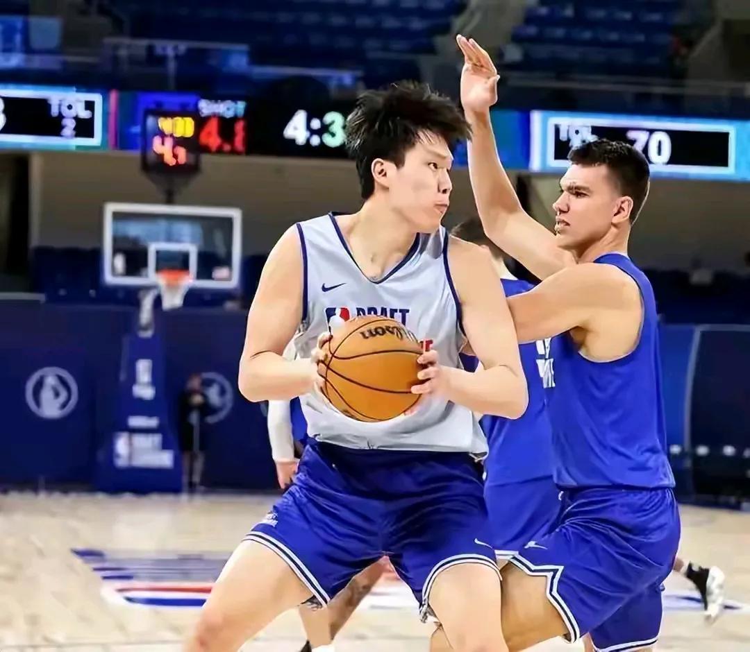 2场比赛征服NBA球探，估计杨瀚森能进NBA选秀首轮，原本球探评估杨瀚森进NBA