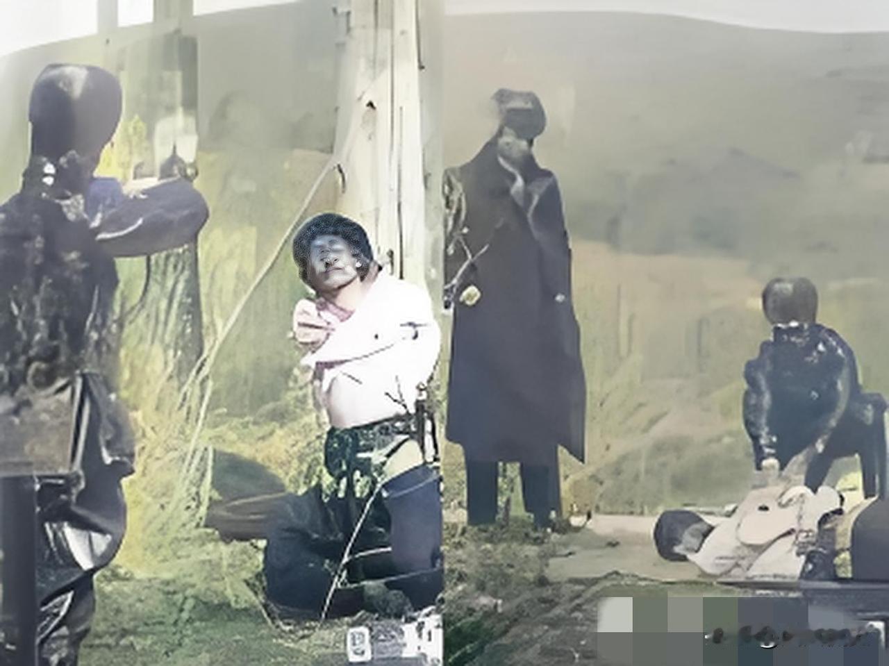 1936年，长春郊外，绿林抗日英雄万顺被日寇杀害前的最后画面。1936年的长