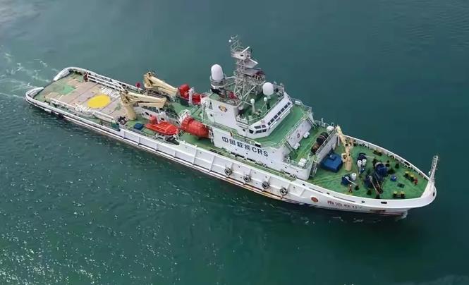 中国大型拖船疑似进入仙宾礁<em>泻湖</em>，此次会动手嘛？当地时间8月21日14时左右