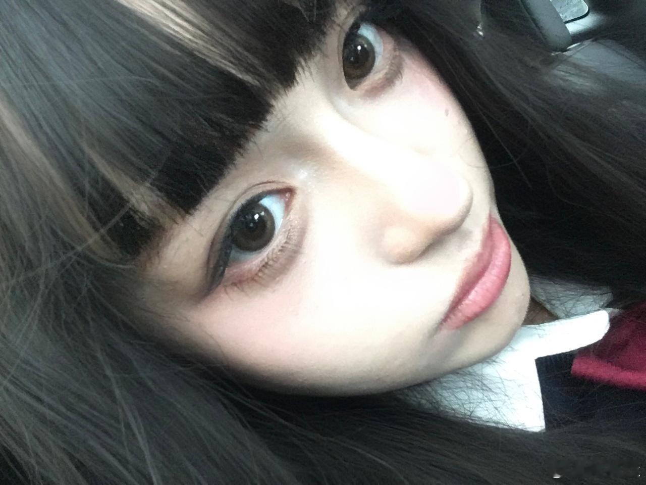 万圣节的照片cos栗山千明失败试了四五顶假发都不好看5555