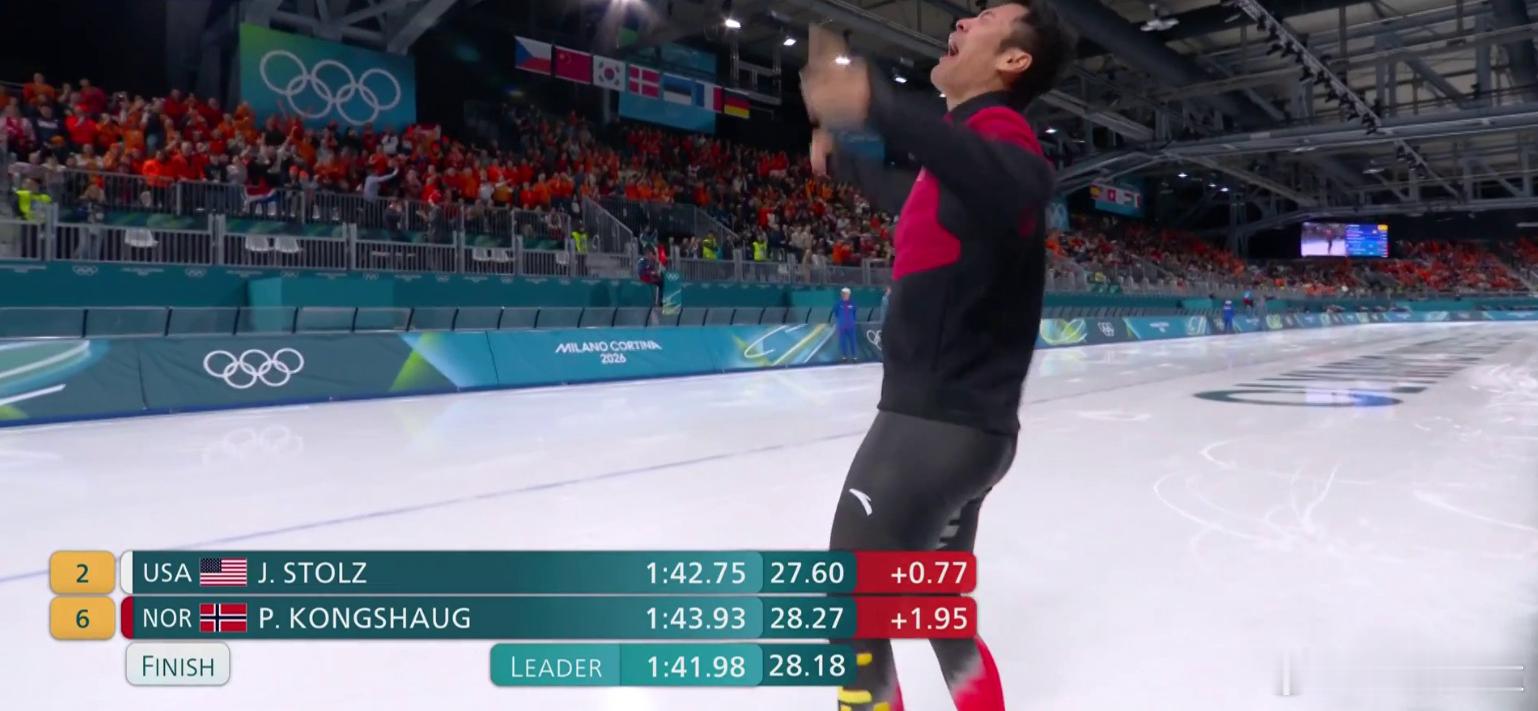 第三金！冬奥速滑宁忠岩1500米夺冠破奥运纪录后程爆发战胜最大热门痛哭庆贺2