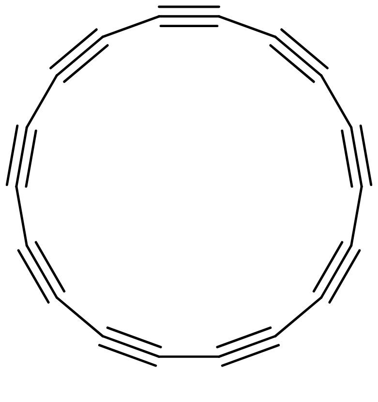 新型碳单质——环[18]碳碳是一个神奇的元素，它的单质以金刚石和石墨最为人所