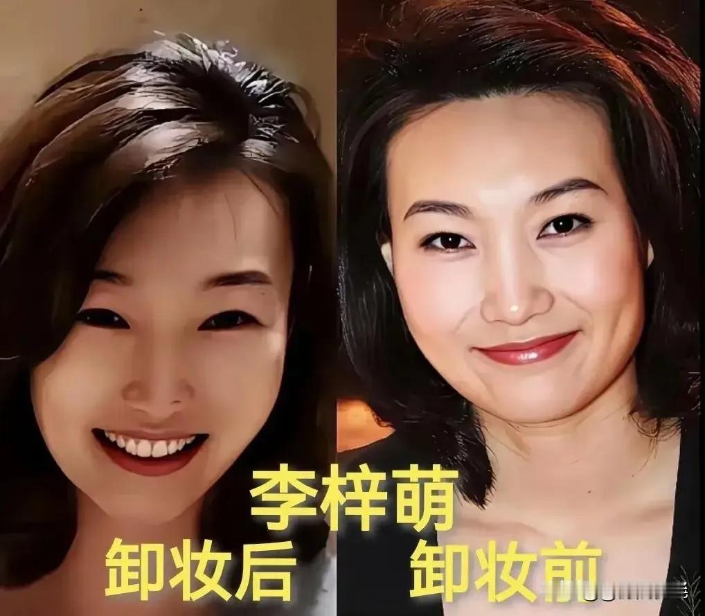 素颜状态下的李梓萌颜值依旧在线。素颜状态下的吴昕，颜值依旧在线。素颜状态下的