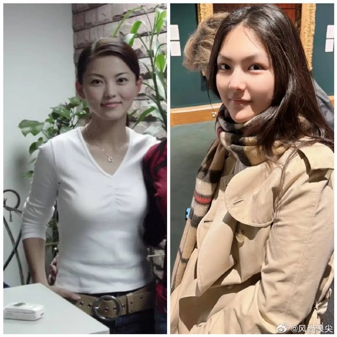 看看李湘年轻时又瘦又漂亮，女儿王诗龄如果瘦下来简直一个模子刻的