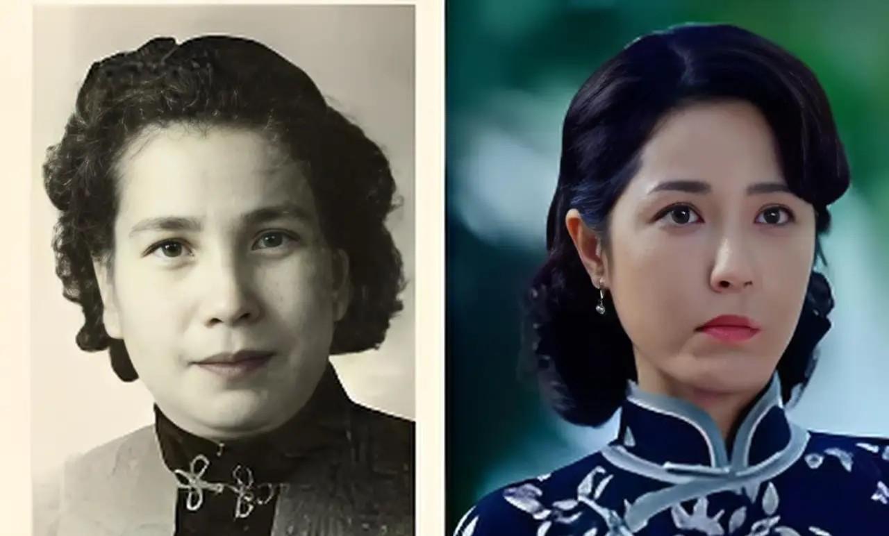 由曾黎扮演的吴石将军遗孀王碧奎，和王碧奎本人真的很像，有图为证。说明曾黎私下也下