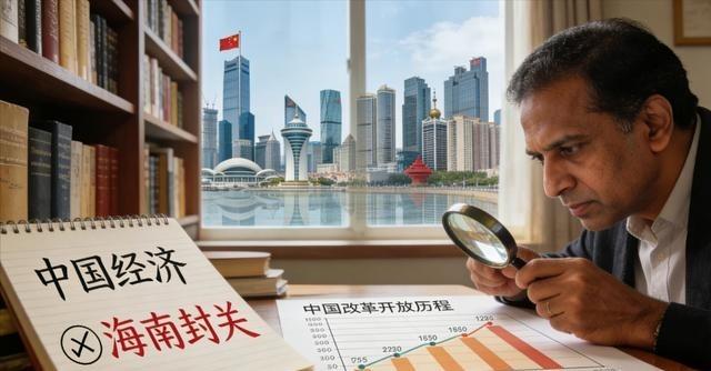 印度经济学家曾说：情感上很难接受中国经济的强大，但海南全岛封关的突破性政策，让我
