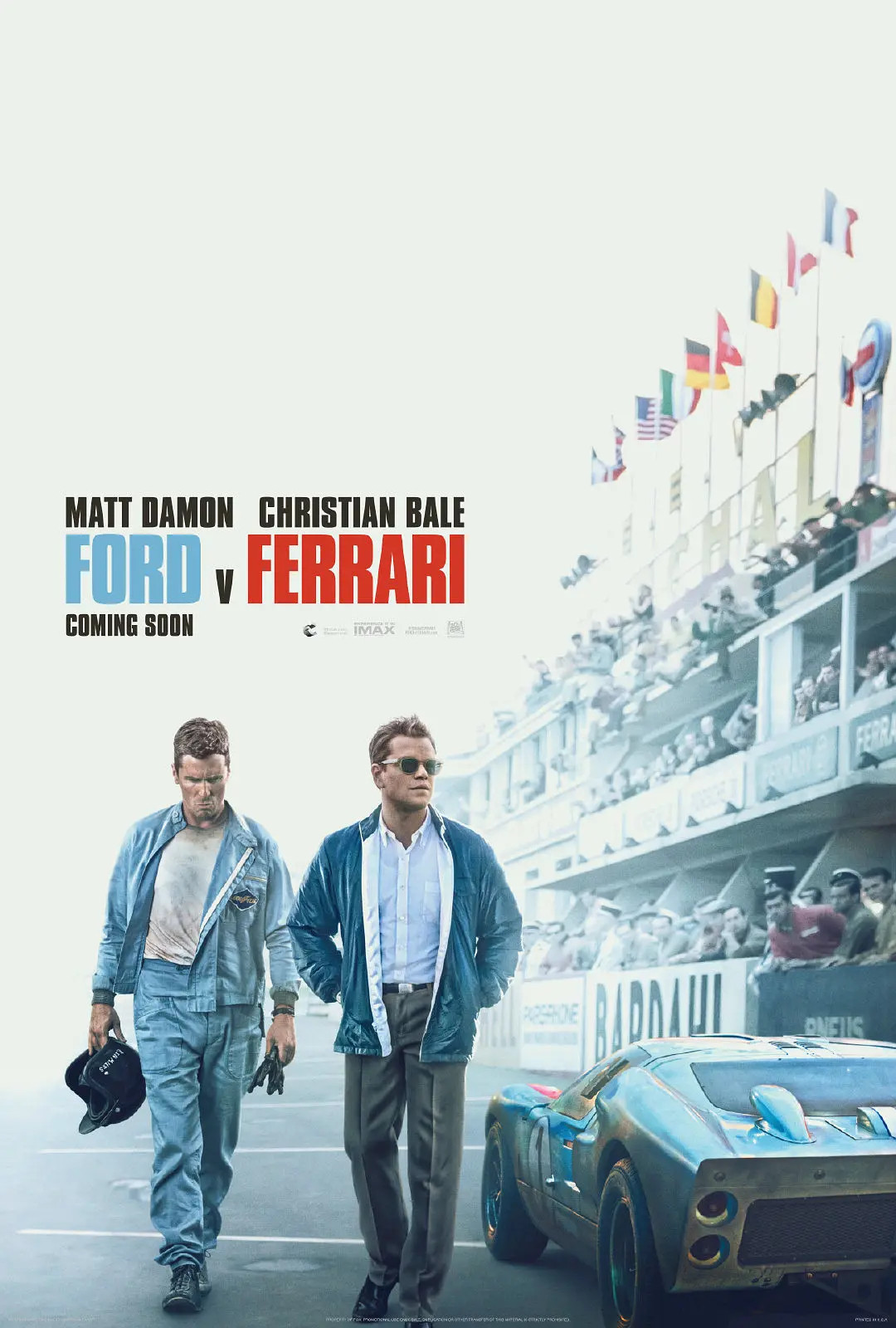 马特·达蒙表示他接演《极速车王》是为了与克里斯蒂安·贝尔合作。当时贝尔刚拍完《副