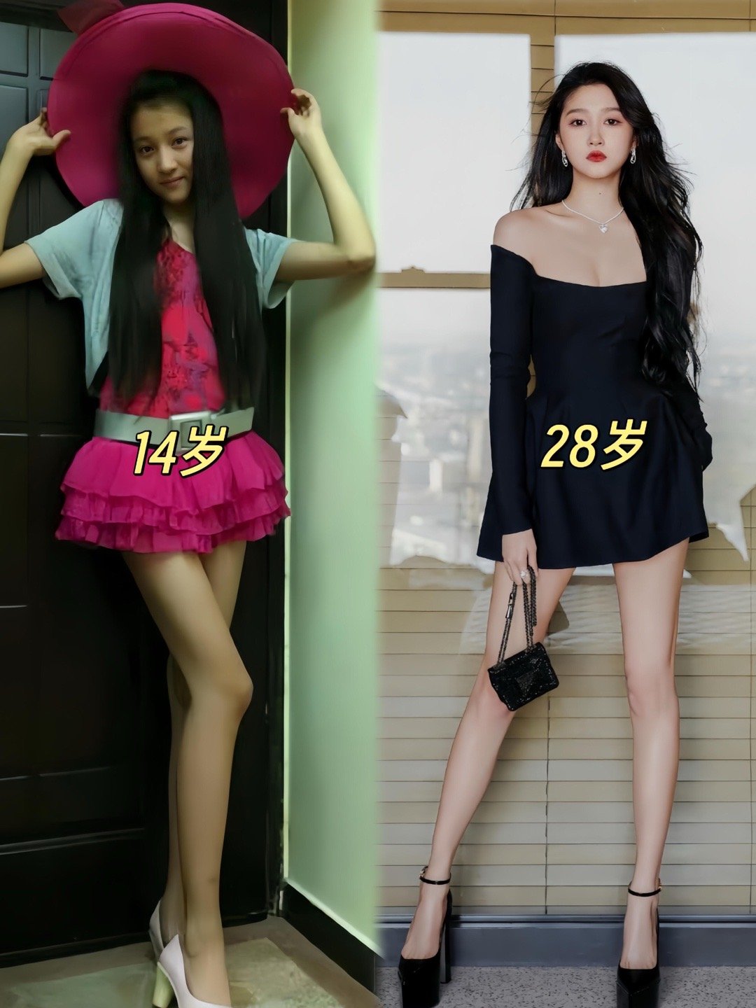 关晓彤14岁身材是真的吗，嘎吱窝底下就是腿的感觉