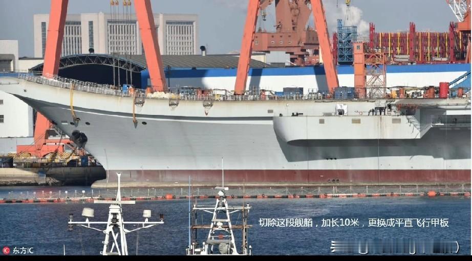 结合高度模块化的中达79对结构不断变化的武汉航母楼猜想..就是把两艘滑跃航母