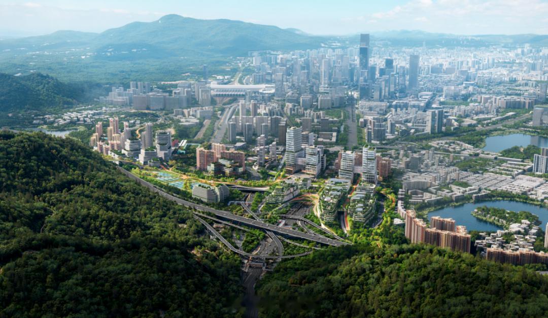 深圳龙华梅林关城市设计效果图，以后这里会大变样，总投资近700亿元。梅林关改造占