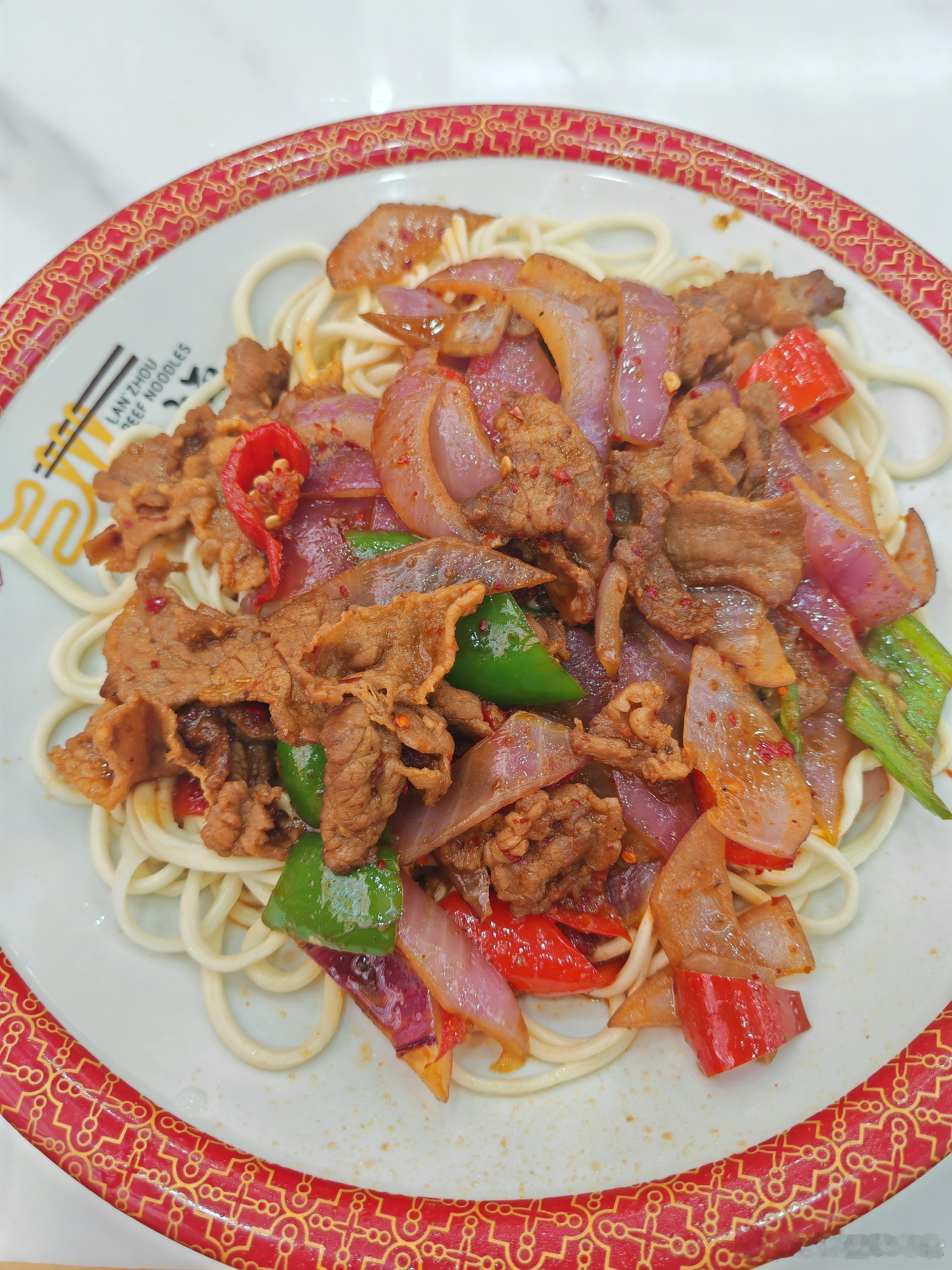 中午吃面，你懂的。