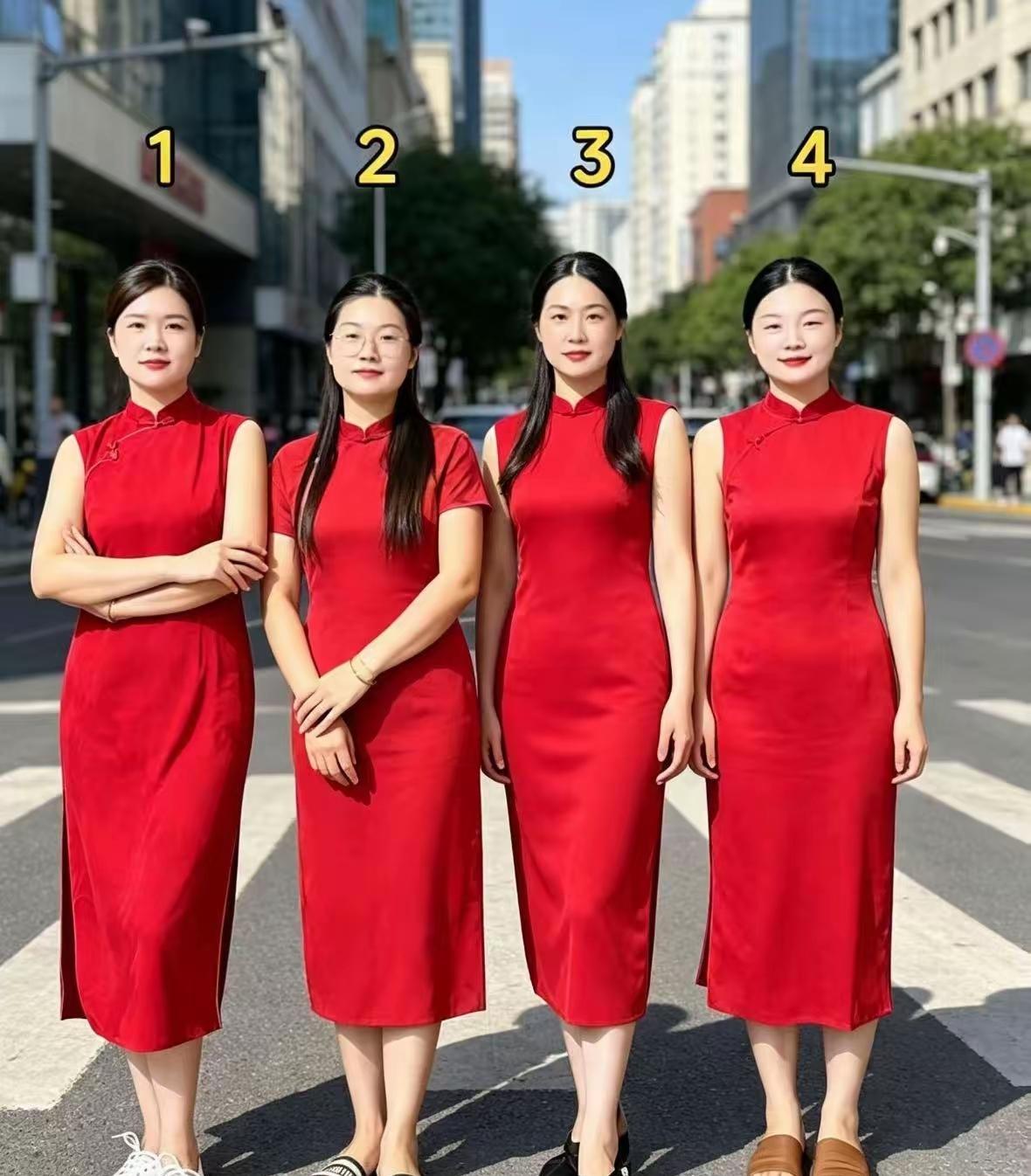 这四位美女里，有两位是已婚美女，有两位是未婚美女，你们猜猜，她们分别是哪两位？国