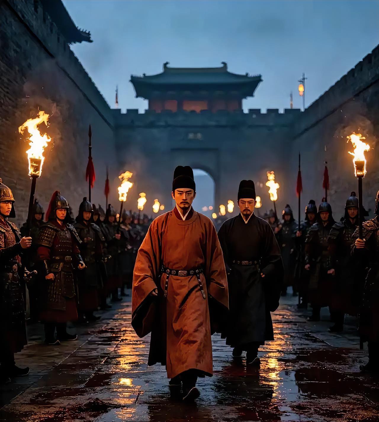 ​​李隆基登基那天，大哥李成器领着三个弟弟跪在含元殿前称贺。礼成之后，李隆基把大