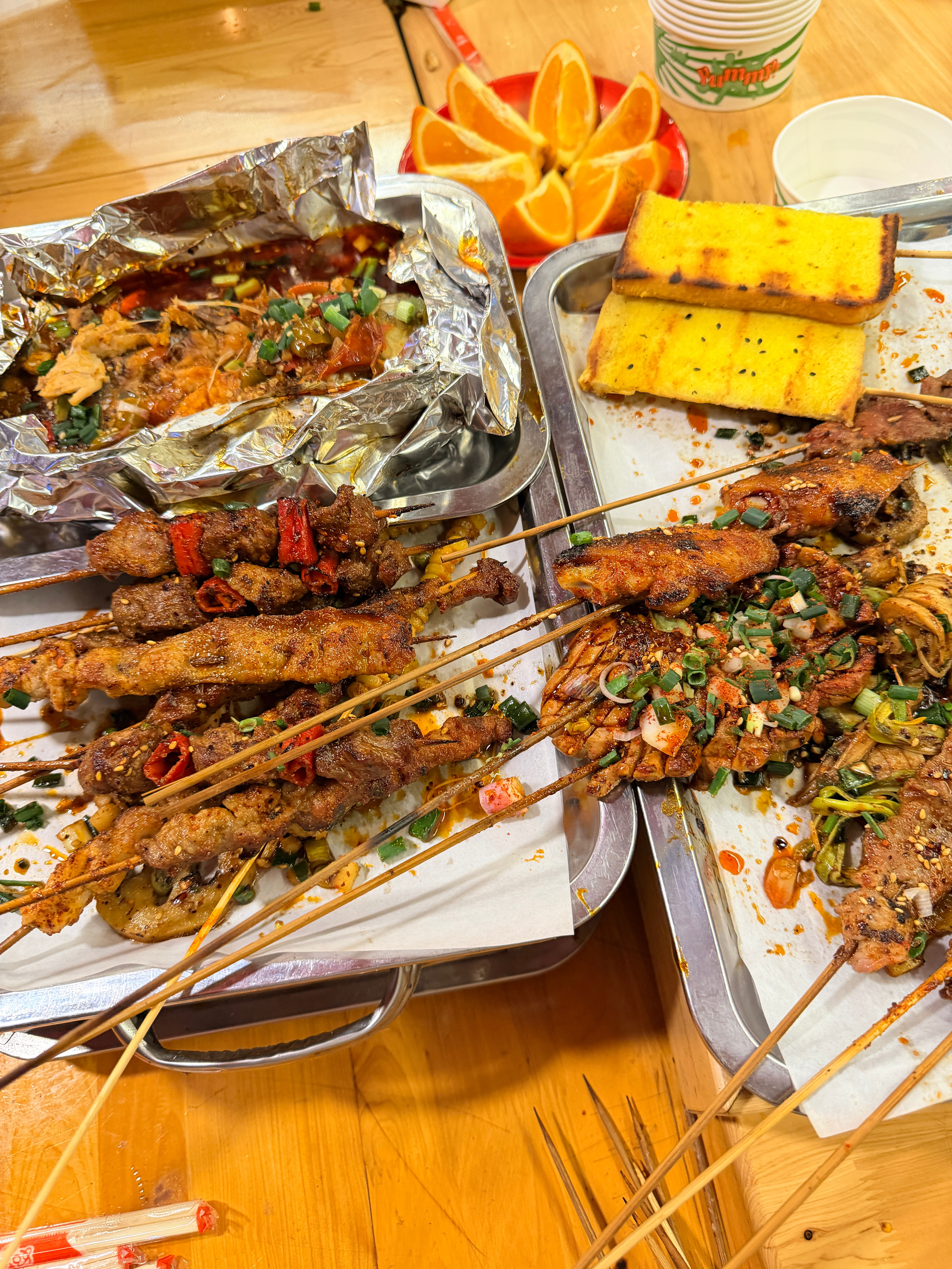 吃到了重庆我心目里No.1的烧烤🍖太好吃了吧菡菡子的日常重庆美食分享重庆·