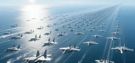 2025年7月10日，美国联合19国出动300架战机和3.5万名兵力，在中国门口