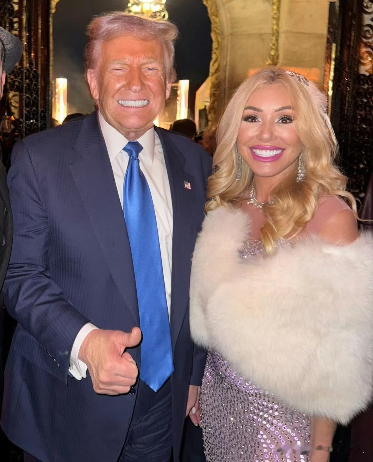 外网传疯了？外网传疯了！海湖庄园太热闹了！然而，美4000多万人还在等救济粮？