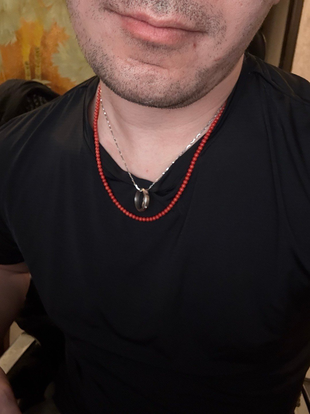 红珊瑚项链，兔兔戴着也别有一番风味！​​​