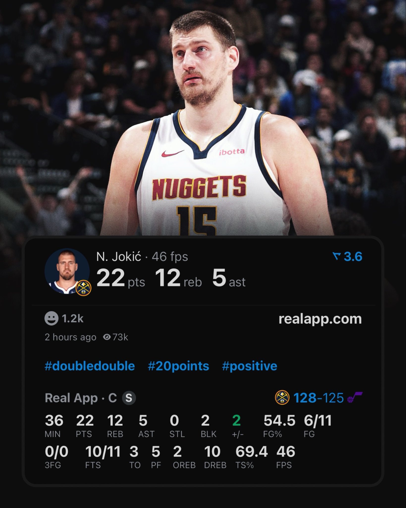 末节罚球掘金21中20爵士3中3掘金拿下了约基奇复出以来的第二场关键时刻胜利