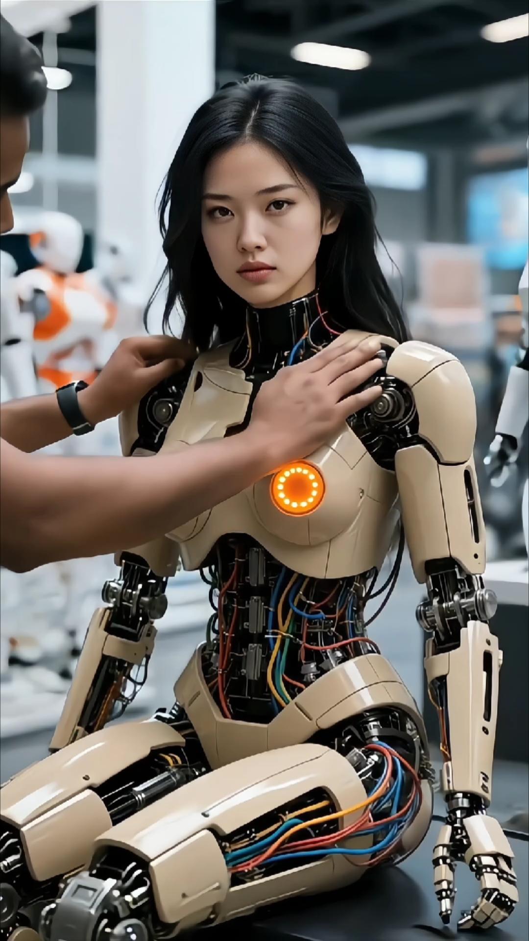 人形机器人会在某些领域代替人类工作，但是不能够完全取代人的工作。按照马克思在