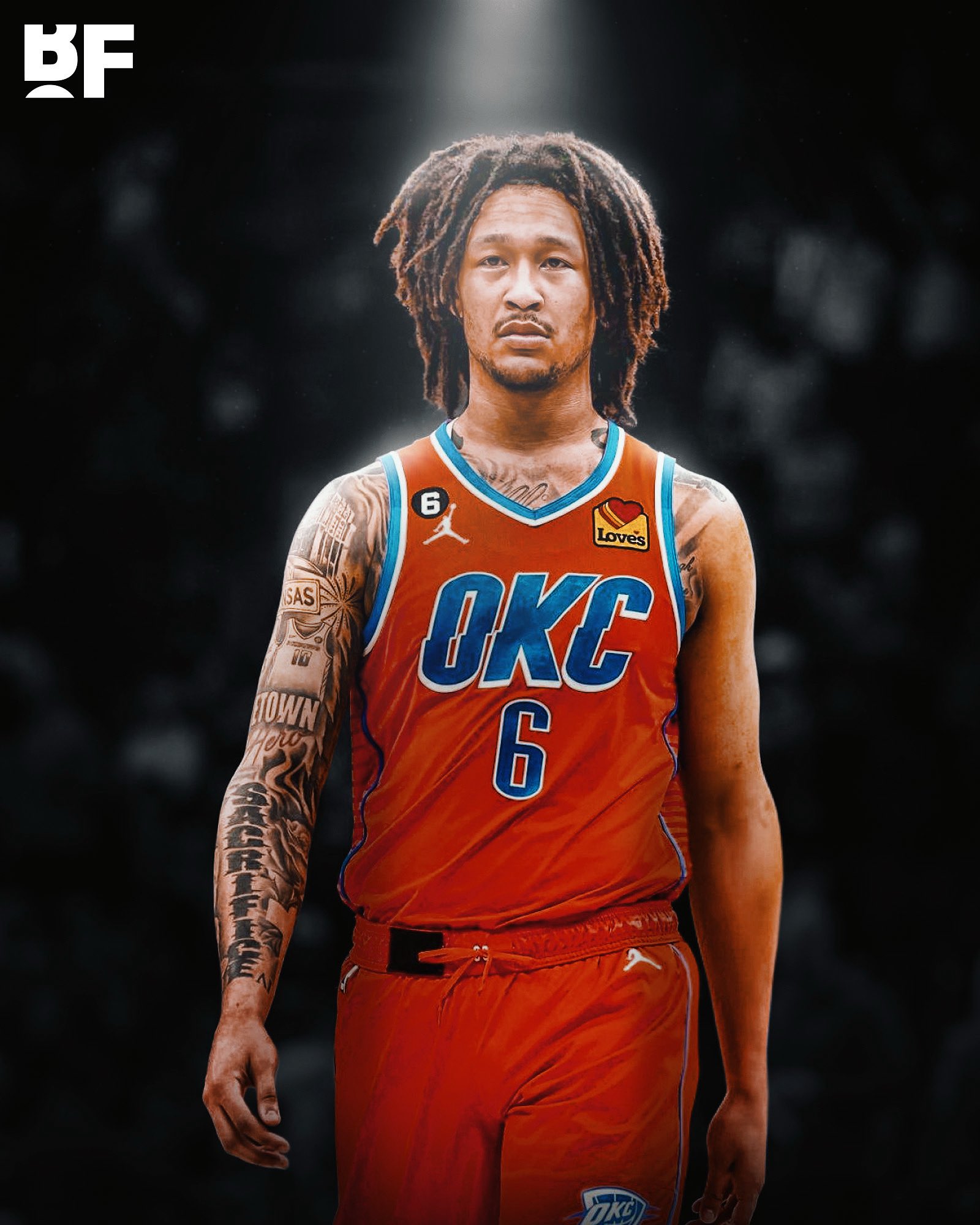 BF: 杰林-威廉姆斯将成NBA历史上最后一位身穿6号球衣的球员