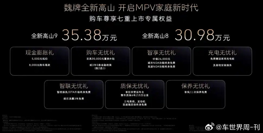 目前，国内中大型MPV市场竞争激烈，各家都在绞尽脑汁推陈出新。近日，我们从魏牌官
