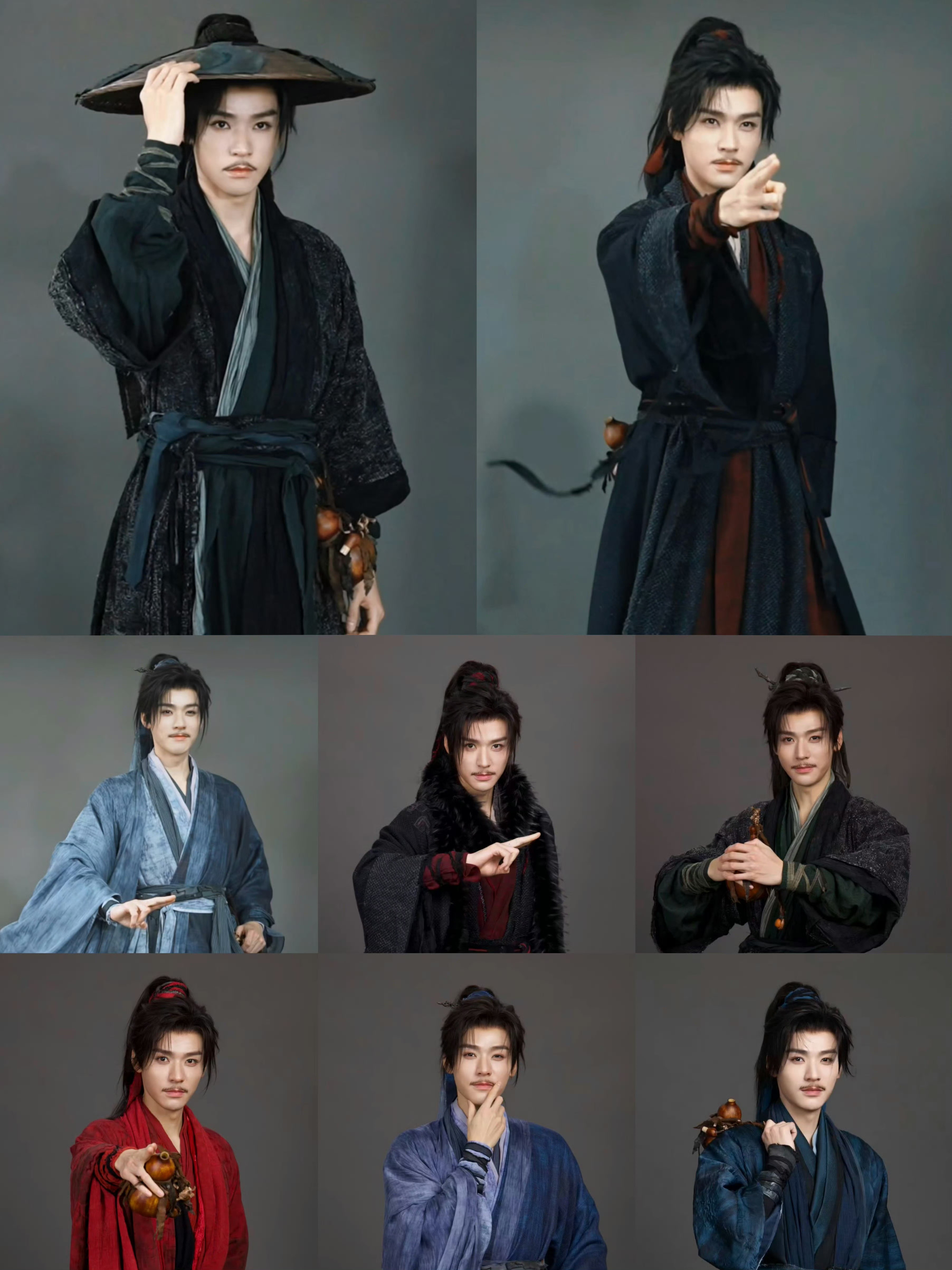 龚俊陆小凤造型龚俊《凤舞九天》定妆，小胡子一贴、眉毛一翘就活脱脱潇洒江湖客，恣