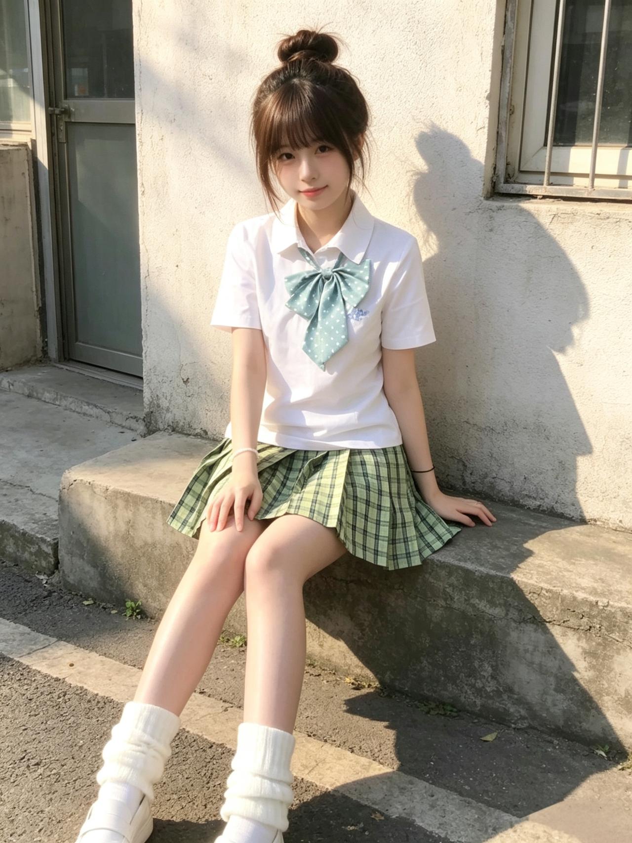 校园少女风，清新可爱，阳光明媚的一天什么样的穿搭可以成为气质女神?