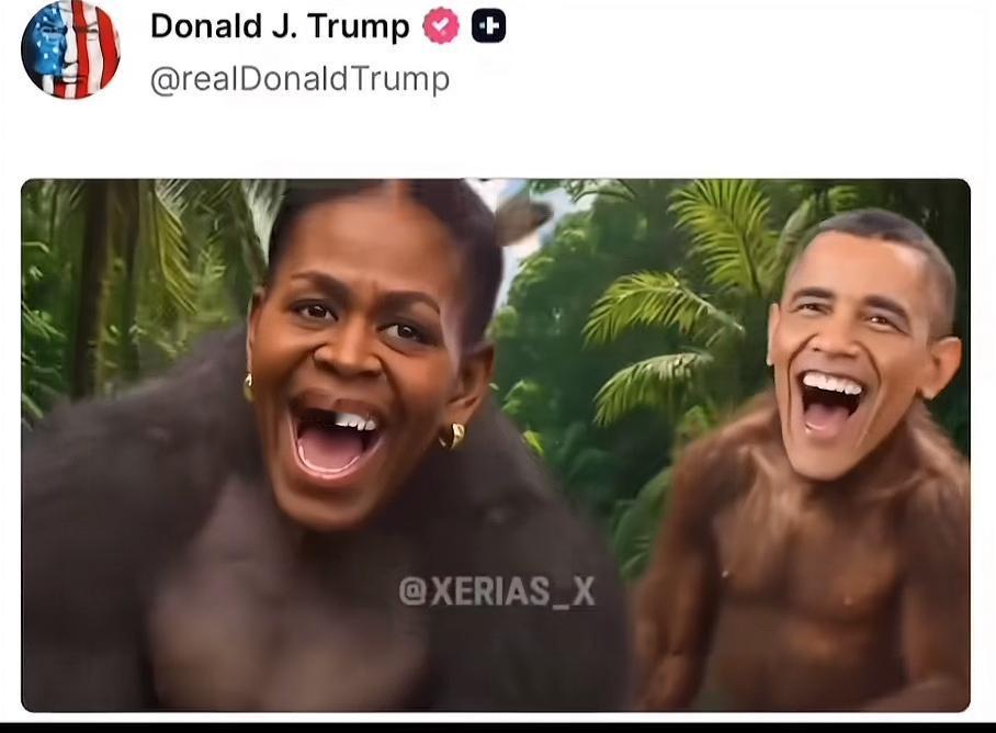 这不是网友玩梗，是特朗普账号主动发布、公开传播的内容。当地时间2月5日深夜，