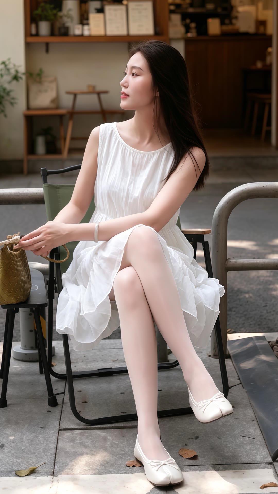 咖啡店穿搭初夏穿搭夏日松弛感穿搭夏日打卡穿搭